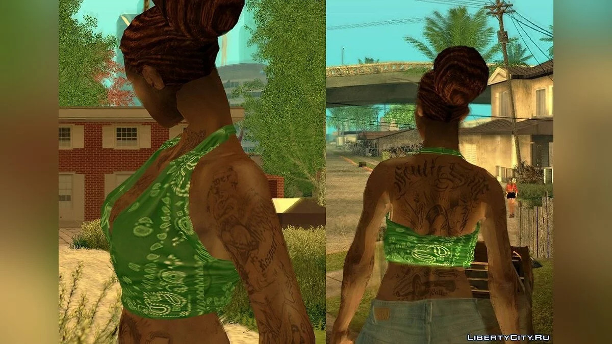 Tattoos for characters / GTA San Andreas