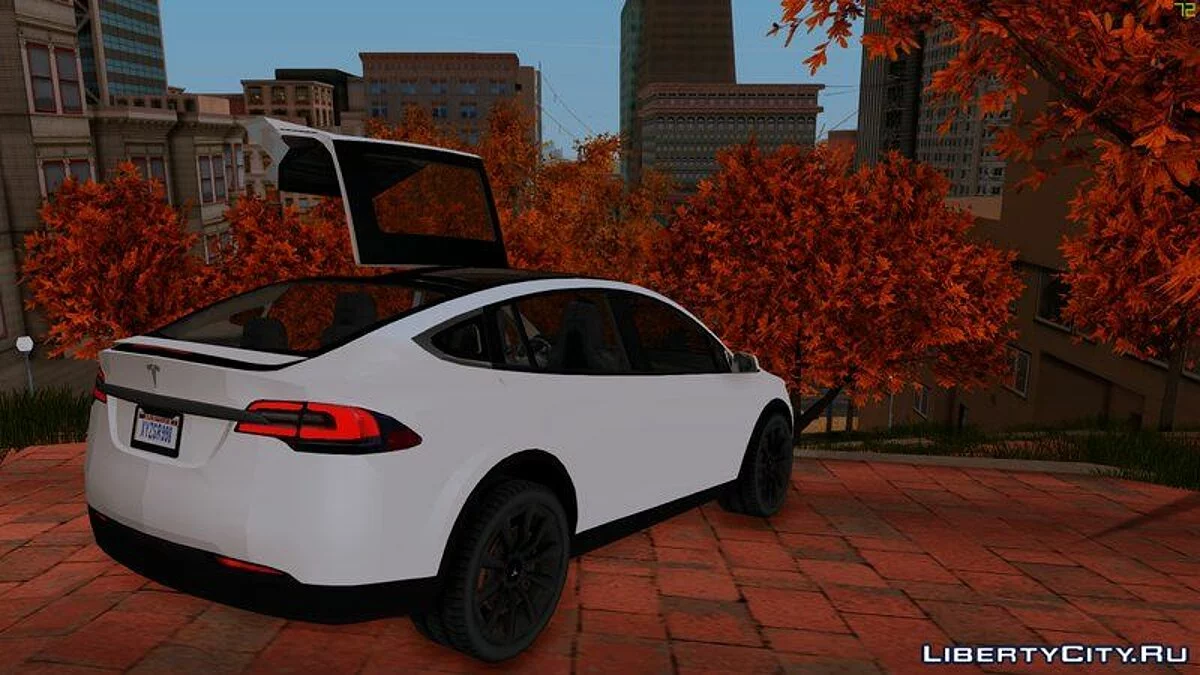 2016 Tesla Model X (низкополигональная) / GTA San Andreas