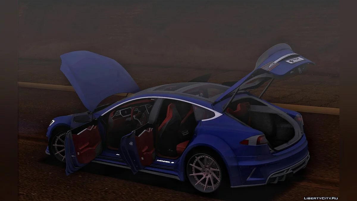 Tesla Model S P100 Prior Design / GTA San Andreas