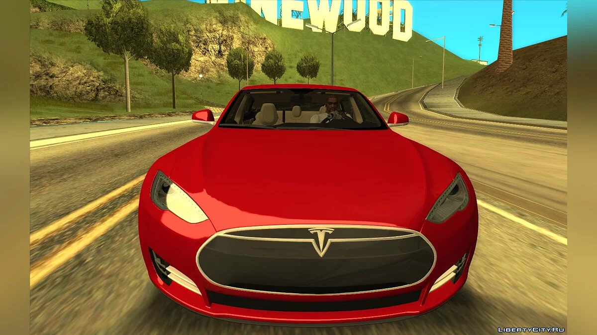 Tesla Model S 2014 (Разумный автопилот) / GTA San Andreas