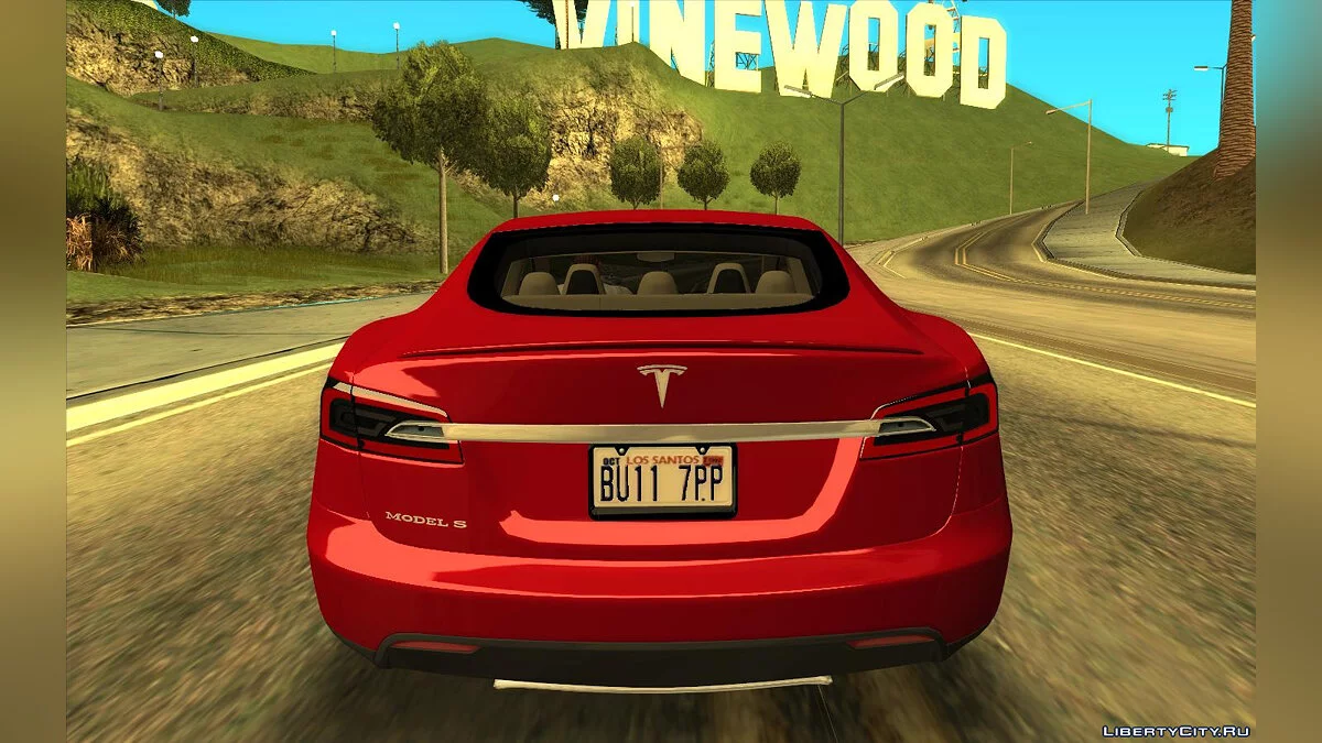 Tesla Model S 2014 (Разумный автопилот) / GTA San Andreas