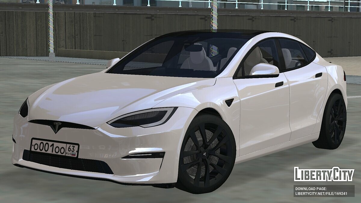 Tesla Model S Plaid для GTA San Andreas - Картинка #1