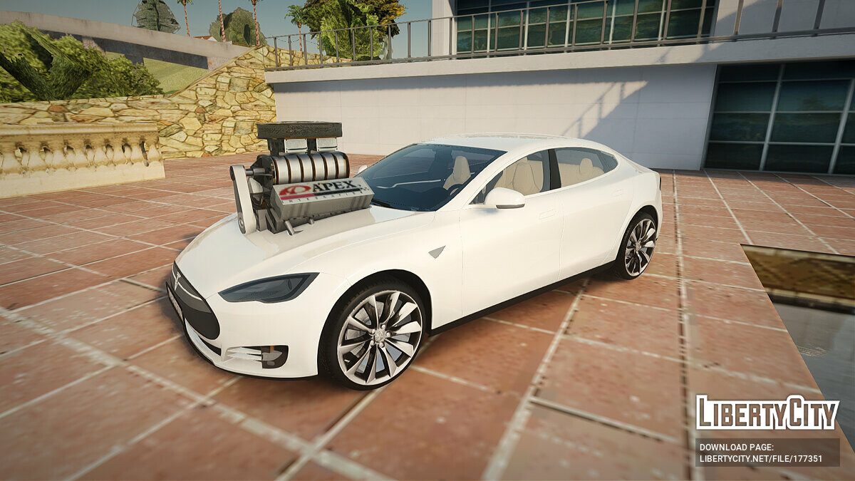 Tesla Model S для GTA San Andreas - Картинка #3