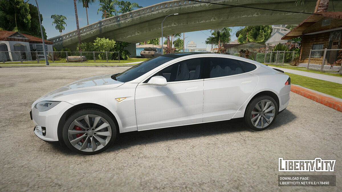 Tesla Model S для GTA San Andreas - Картинка #3