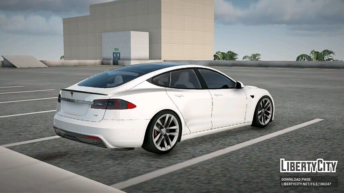 Tesla Model S Plaid для GTA San Andreas - Картинка #6