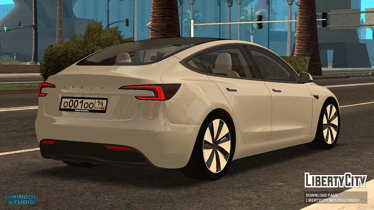 Tesla Model 3 + CCD / GTA San Andreas