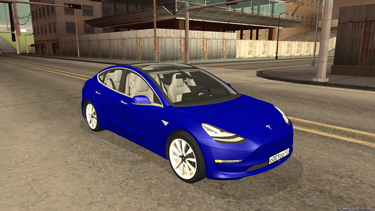 Tesla Model 3 для GTA San Andreas - Картинка #4