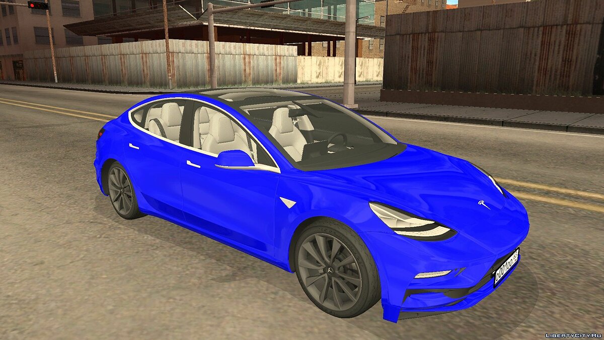 Tesla Model 3 для GTA San Andreas - Картинка #2