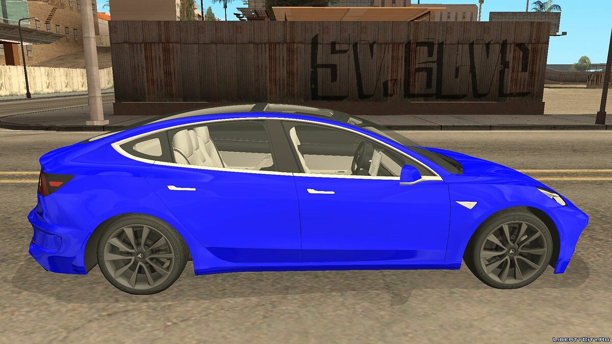 Tesla Model 3 для GTA San Andreas - Картинка #6