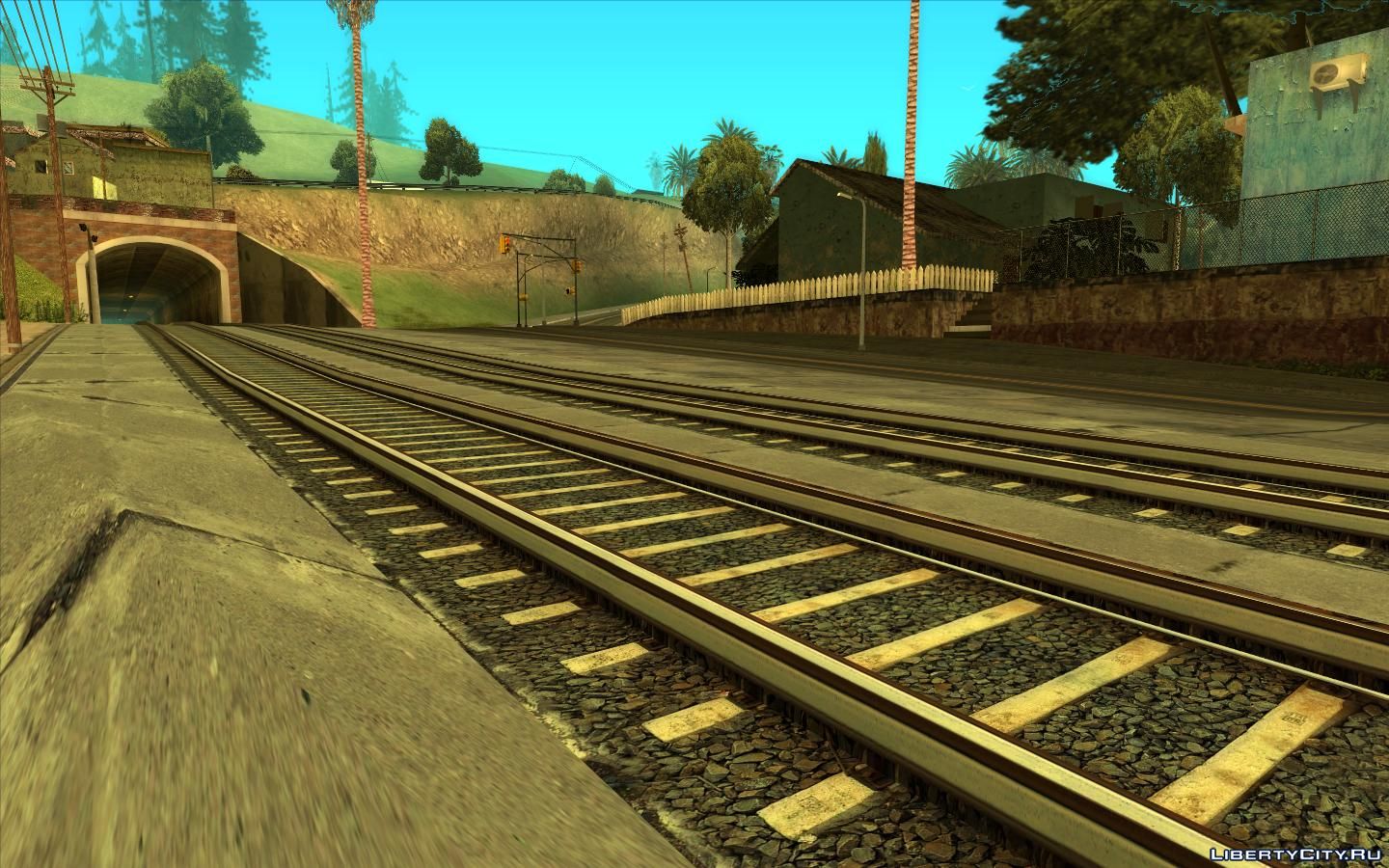 GTA sa железнодорожные пути