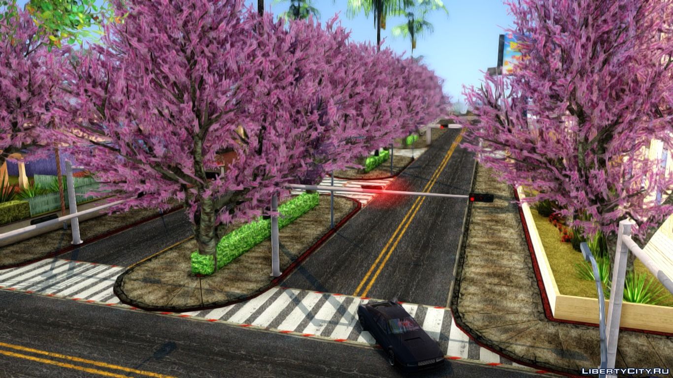 GTA San Andreas деревья