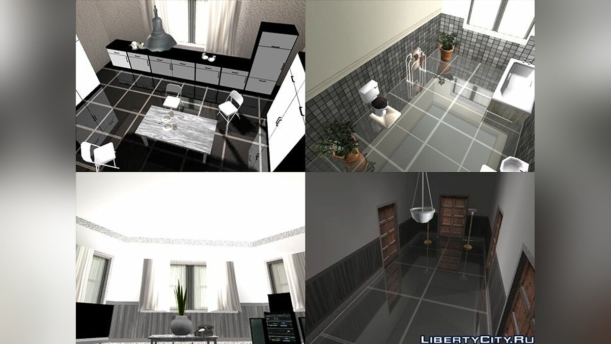 Modern Savehouse interior для GTA San Andreas - Картинка #1