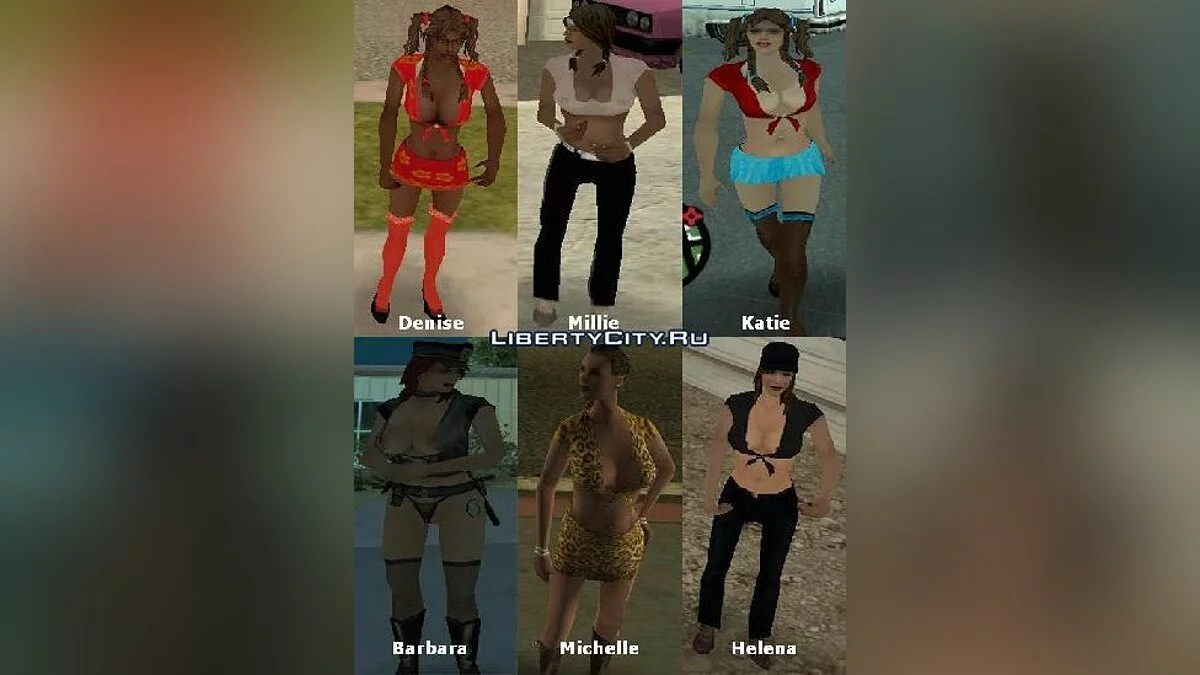 New Girlfriends Mod / GTA San Andreas