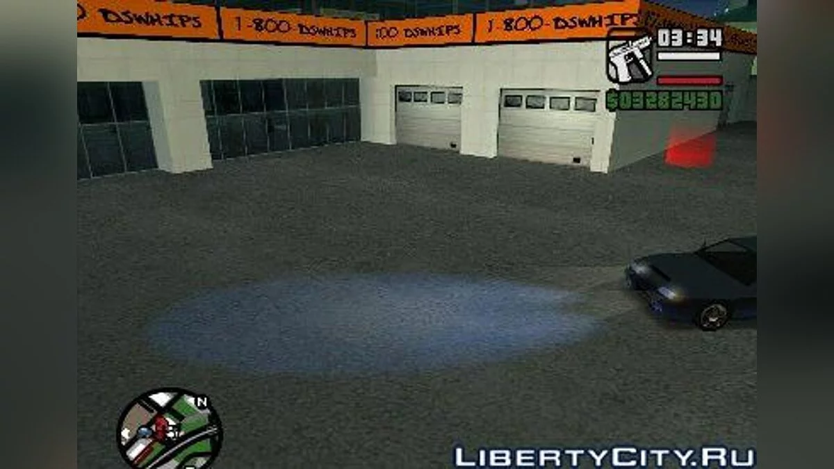 Blue HID Headlights / GTA San Andreas