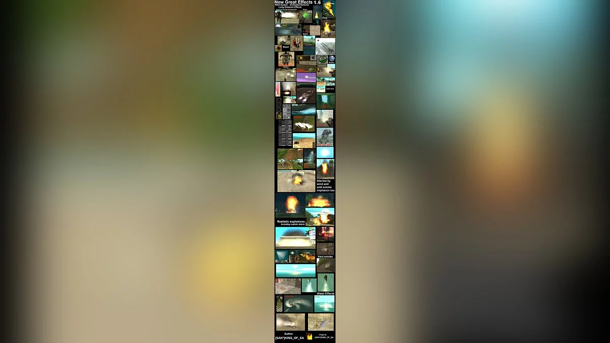 New Great Effects 1.6 / GTA San Andreas