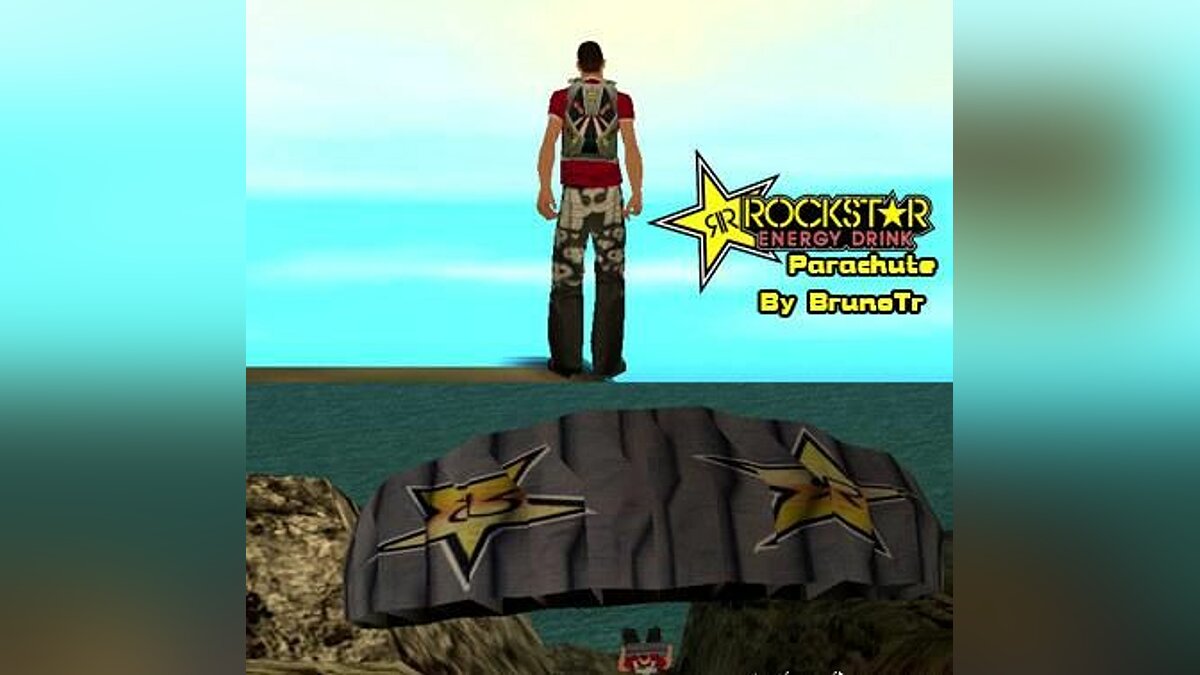 Rockstar Energy Drink Parachute для GTA San Andreas - Картинка #1