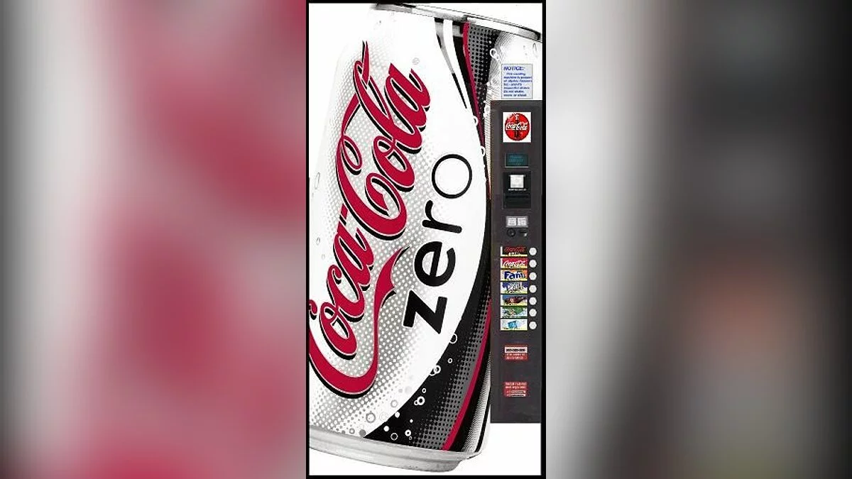 HD Coke Zero Vending Machine / GTA San Andreas