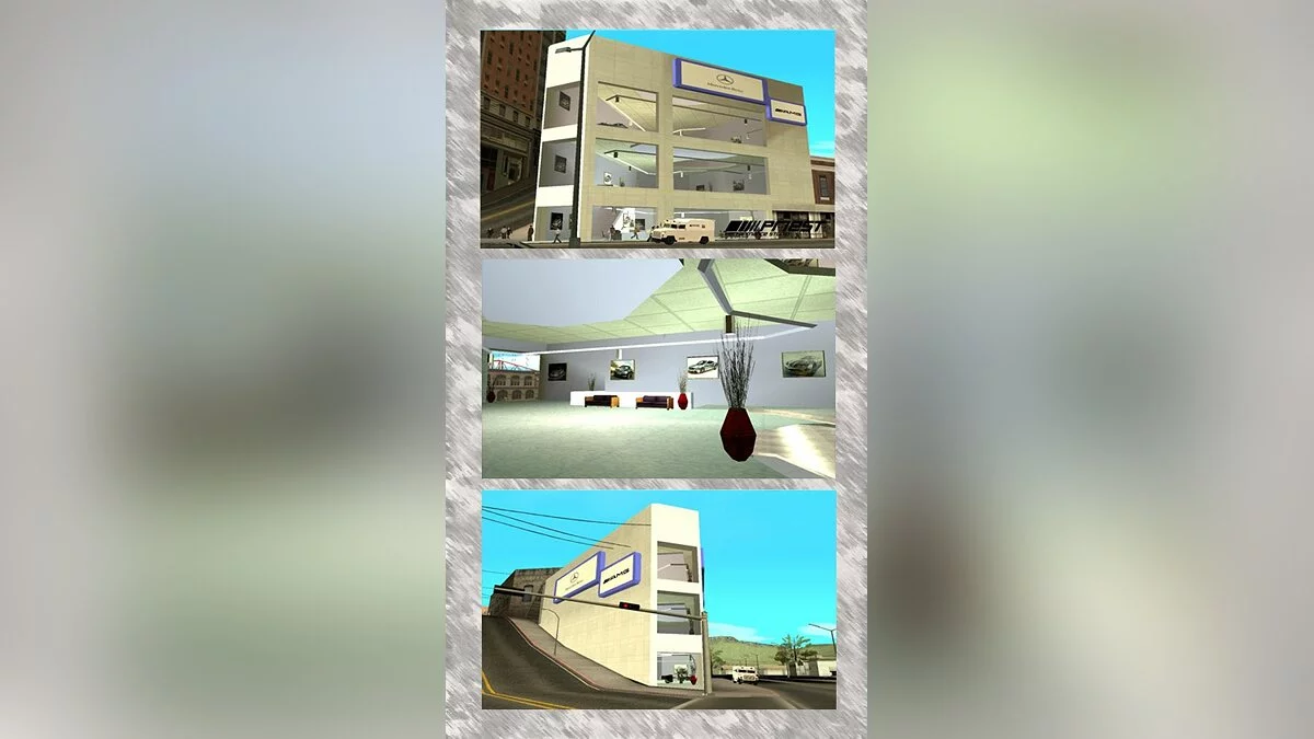 Mercedes Benz AMG Museum (Автоцентр) / GTA San Andreas
