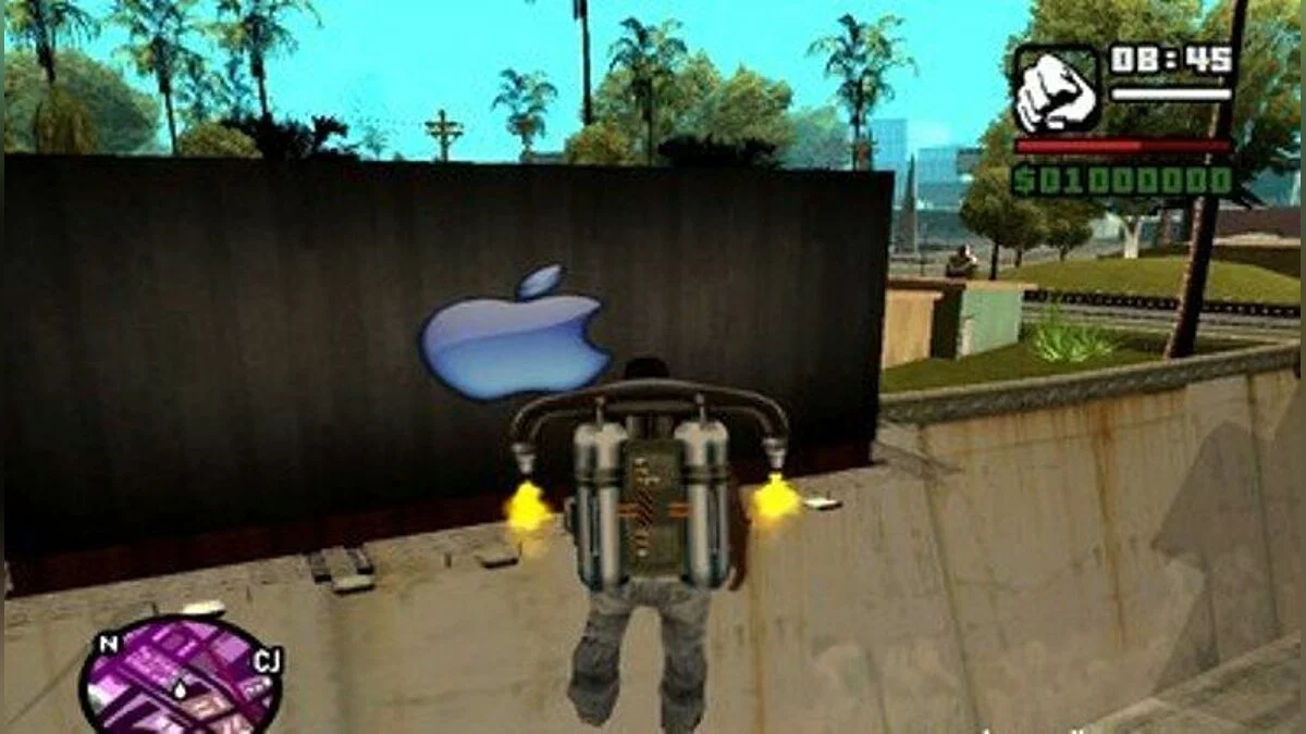 Apple Billboard Blue / GTA San Andreas
