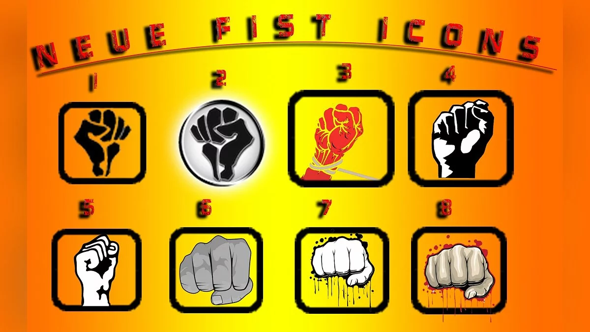 New Fist icon / GTA San Andreas