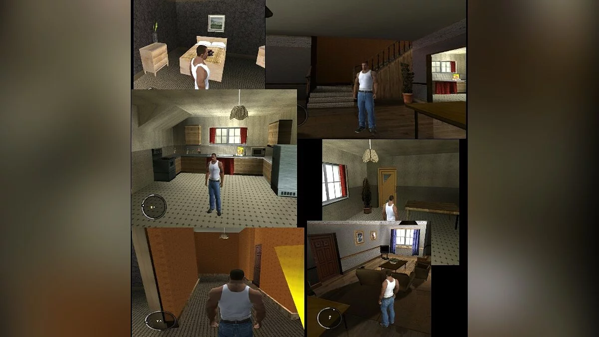 Новый интерьер в доме CJ’я / GTA San Andreas