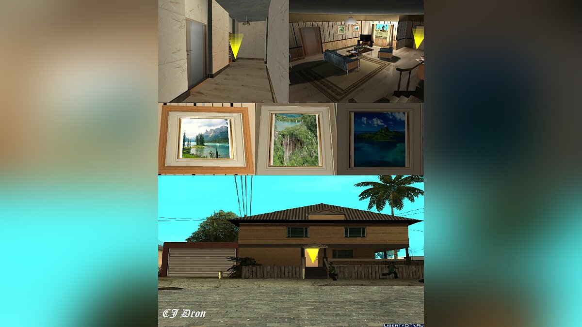Новый дом CJ v2.0 для GTA San Andreas - Картинка #1