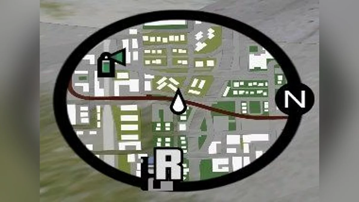 HQ SA Radar (GTAIII Style)  / GTA San Andreas