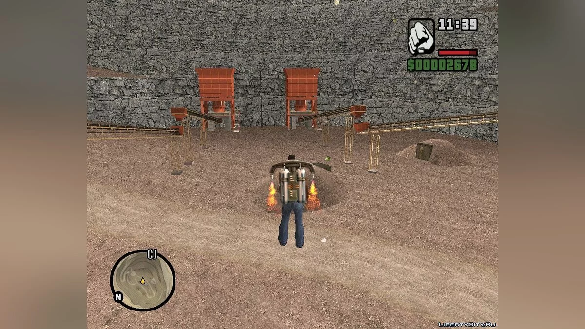 Карьер из New Textures. / GTA San Andreas