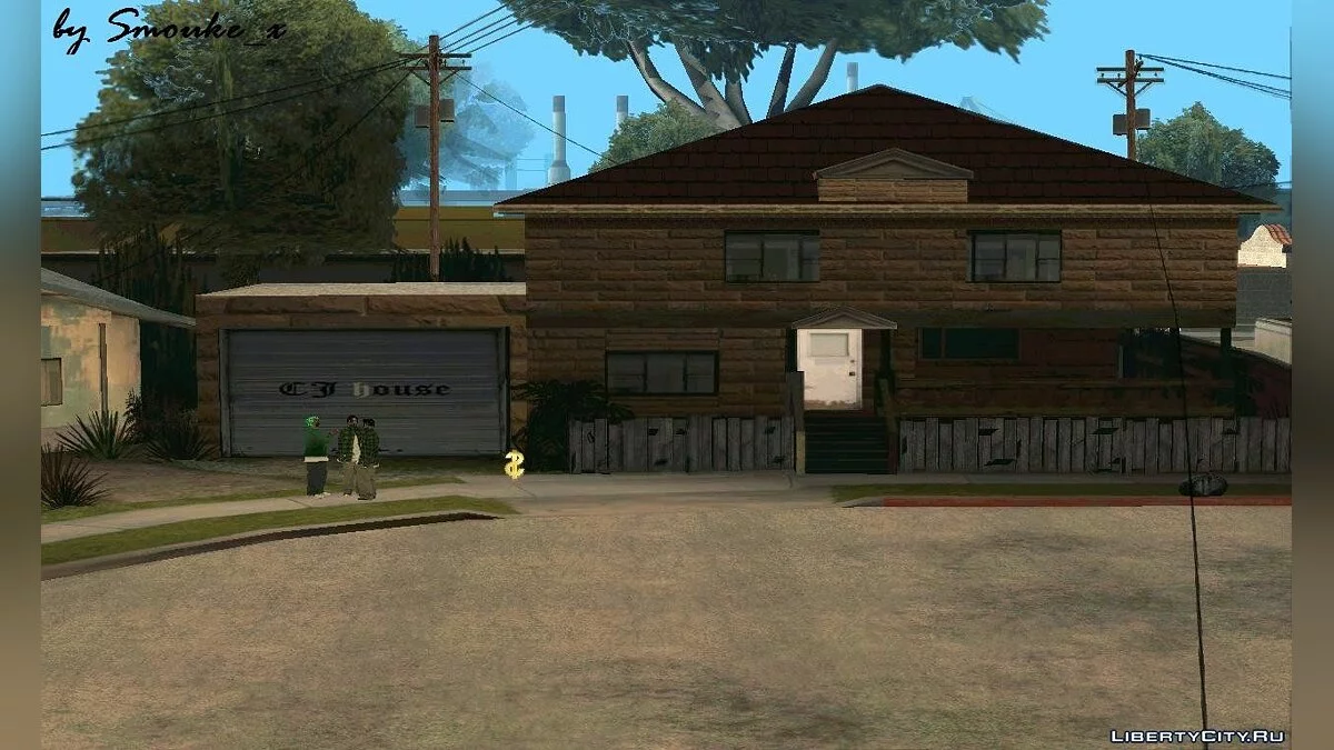 Новые текстуры дома Си-Джея / GTA San Andreas