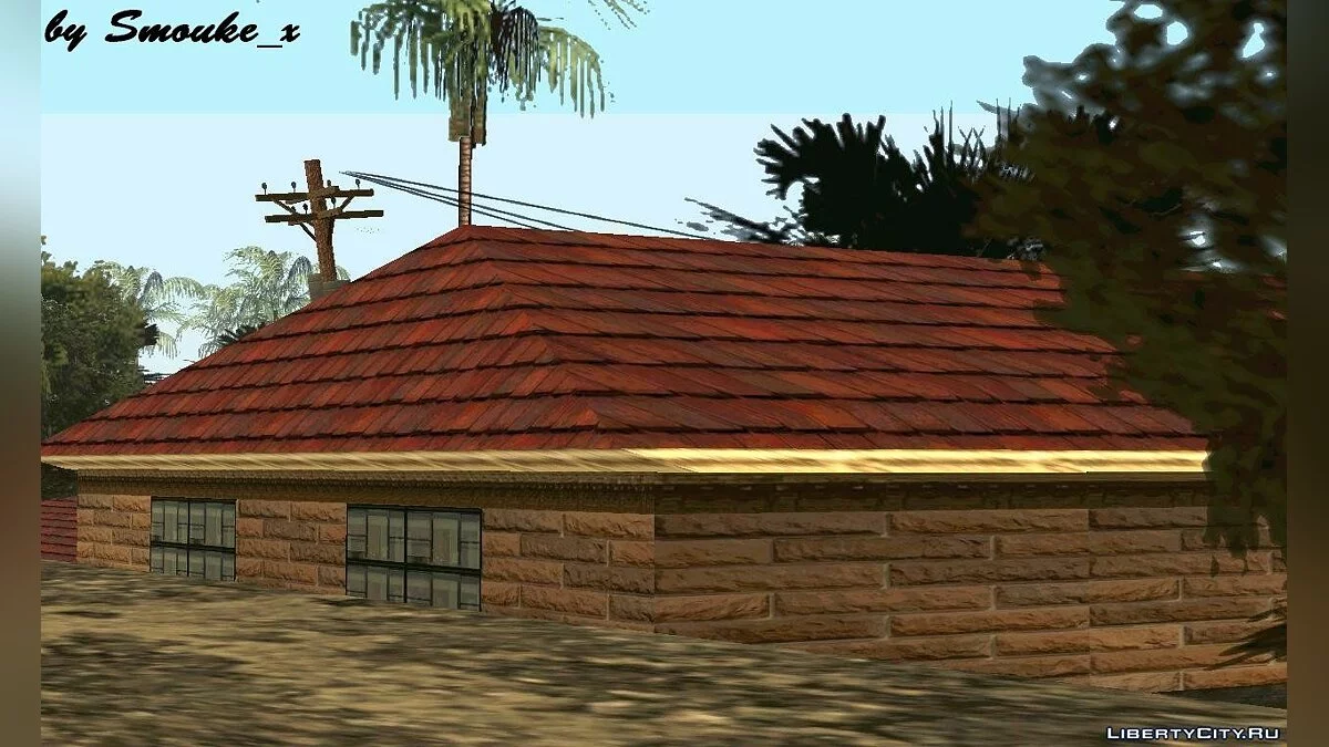 Новые текстуры дома Си-Джея / GTA San Andreas