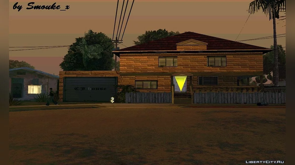 Новые текстуры дома Си-Джея / GTA San Andreas