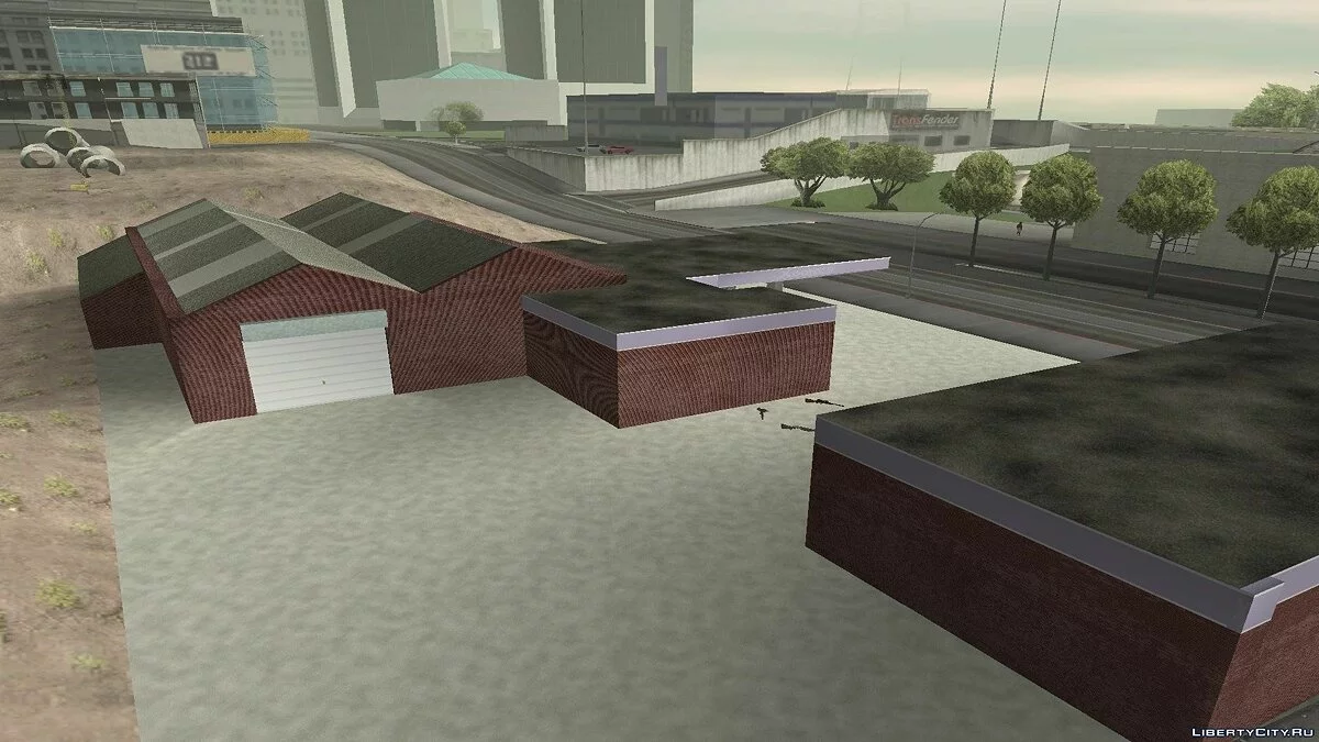 Новые текстуры старого гаража в Doherty / GTA San Andreas