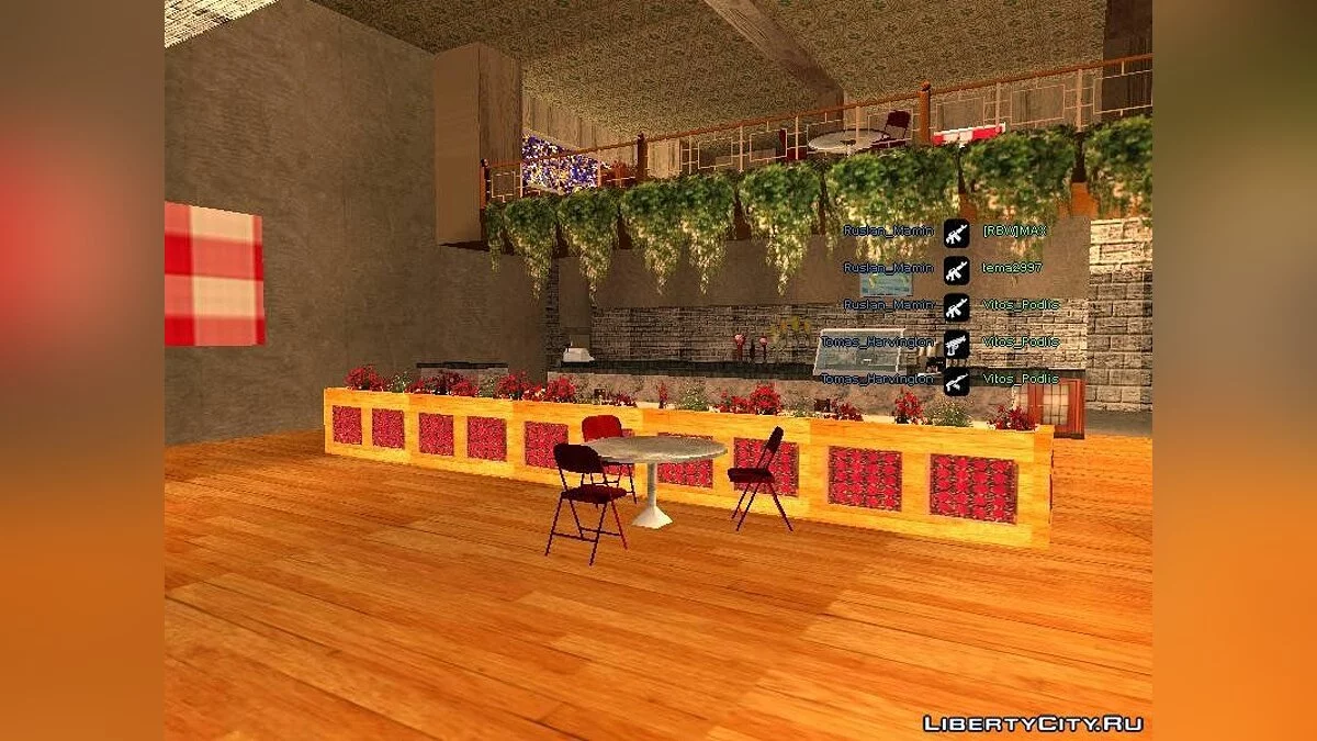 Новый интерьер Marco's Bistro / GTA San Andreas