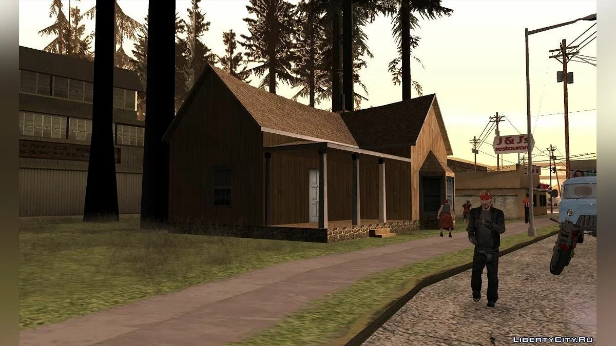 Новый дом Сиджея в Angel Pine / GTA San Andreas
