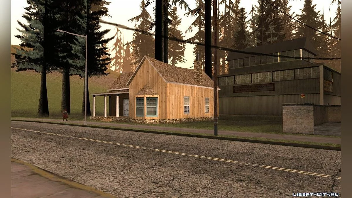 Новый дом Сиджея в Angel Pine / GTA San Andreas