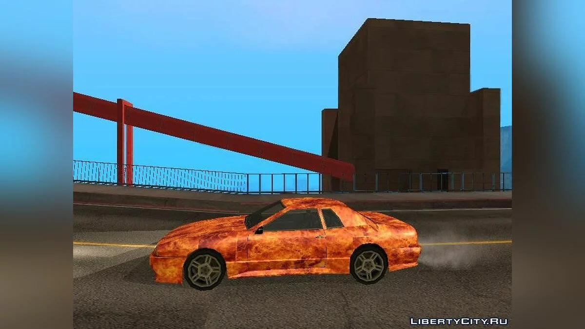 \"Fire Drift\"- пак винилов для Elegy / GTA San Andreas