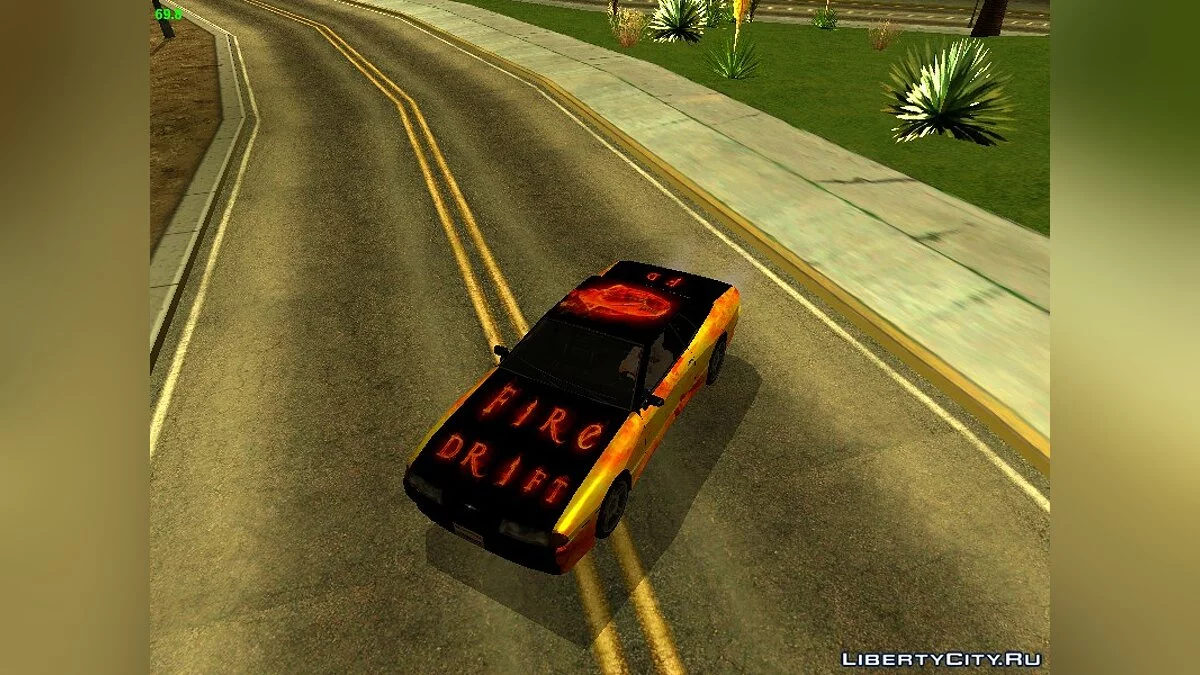 \"Fire Drift\"- пак винилов для Elegy / GTA San Andreas