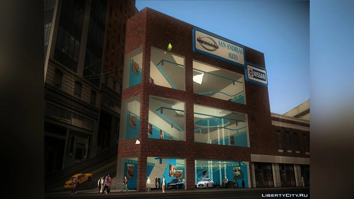Car salon Nissan / GTA San Andreas