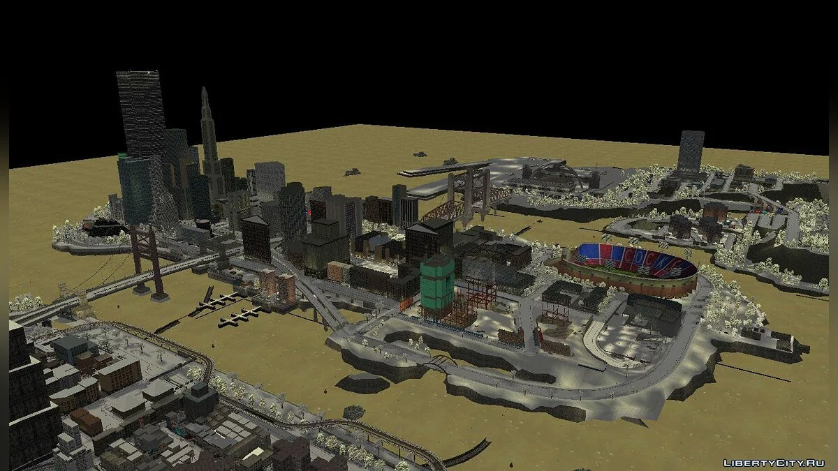 GTA SA Liberty City Winter Mod v1.0 Beta / GTA San Andreas
