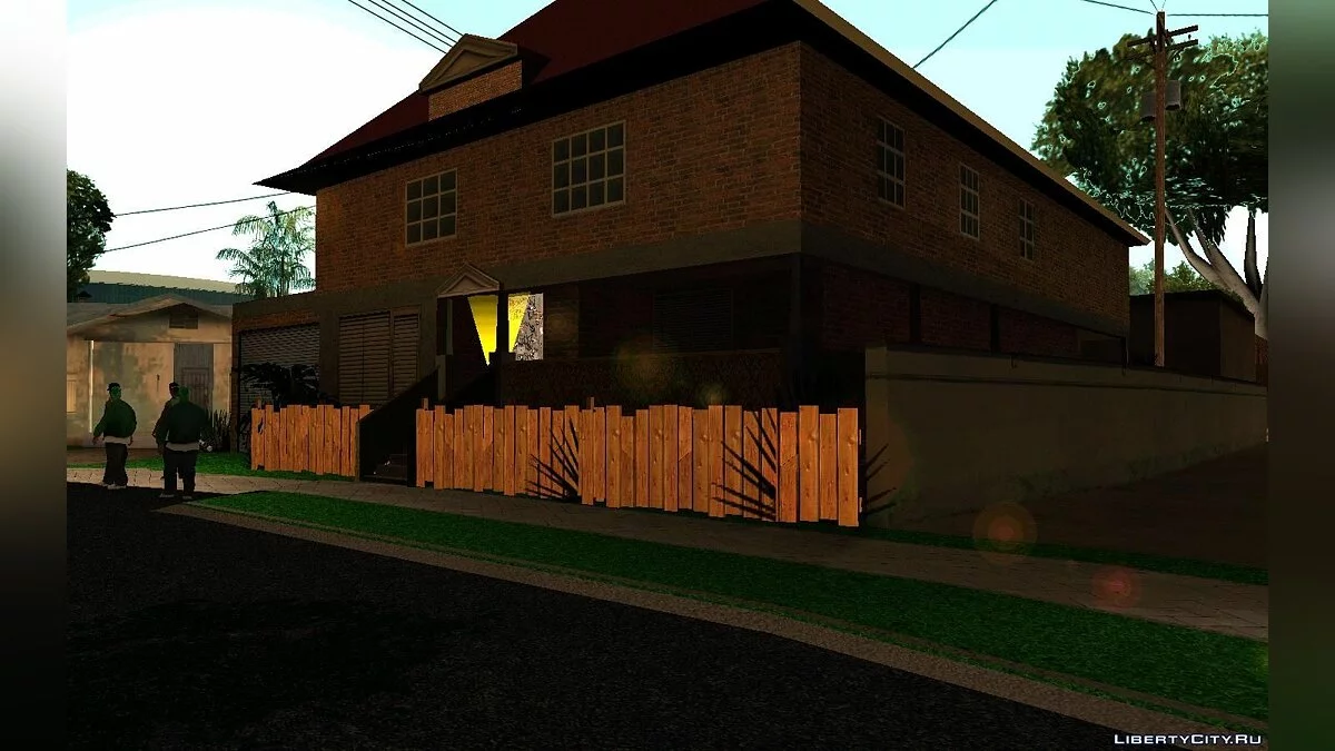 Дом CJ, на Grove Street / GTA San Andreas