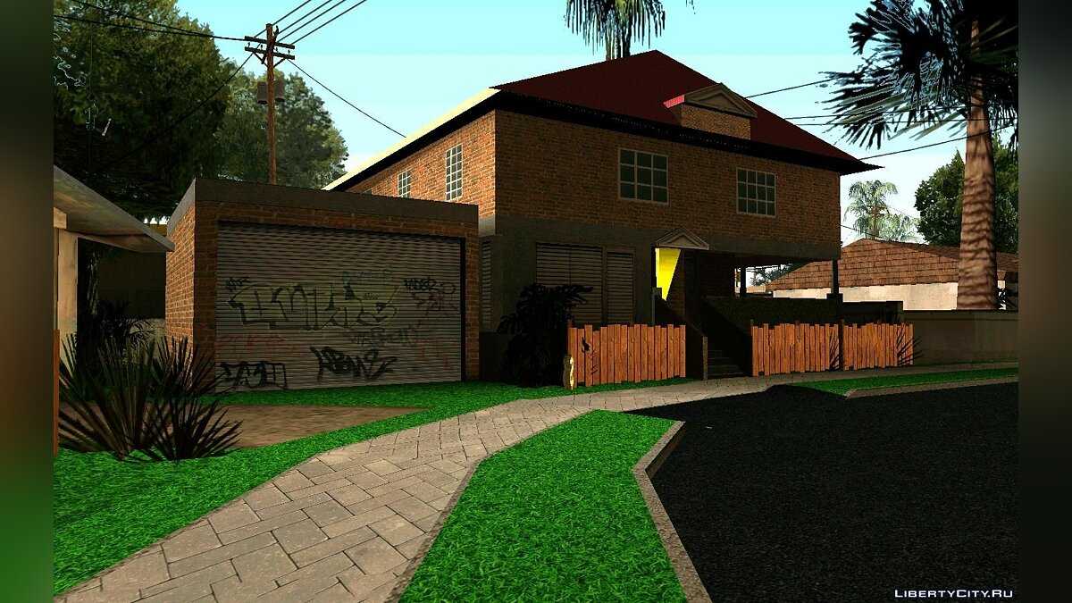 Скачать Дом CJ, на Grove Street для GTA San Andreas