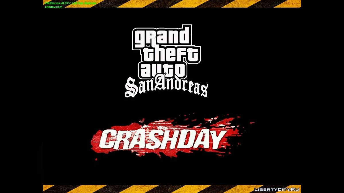 Menu & Loads In Style Crashday / GTA San Andreas