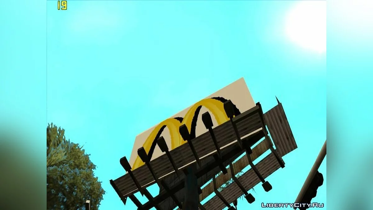 Реальные рекламные плакаты / GTA San Andreas