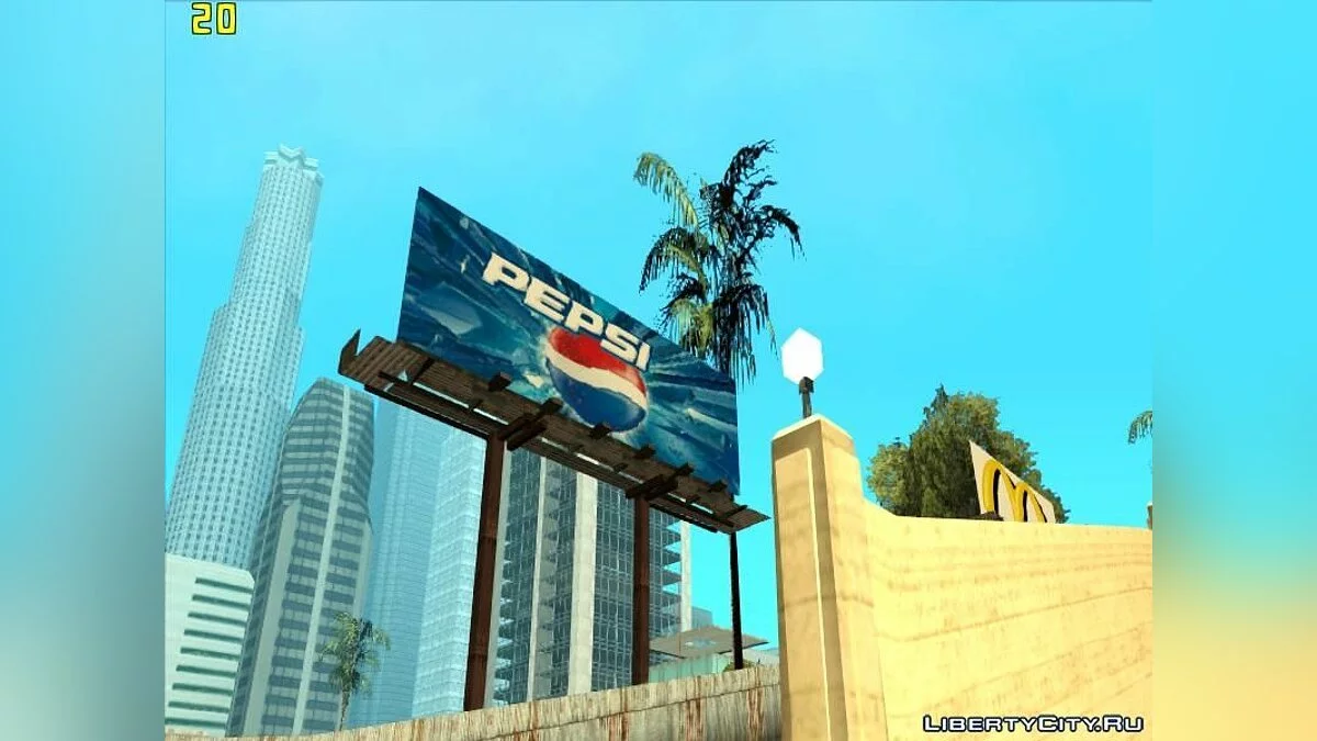 Реальные рекламные плакаты / GTA San Andreas