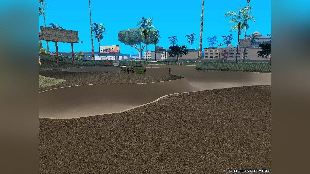 Больница и скейт-парк / GTA San Andreas