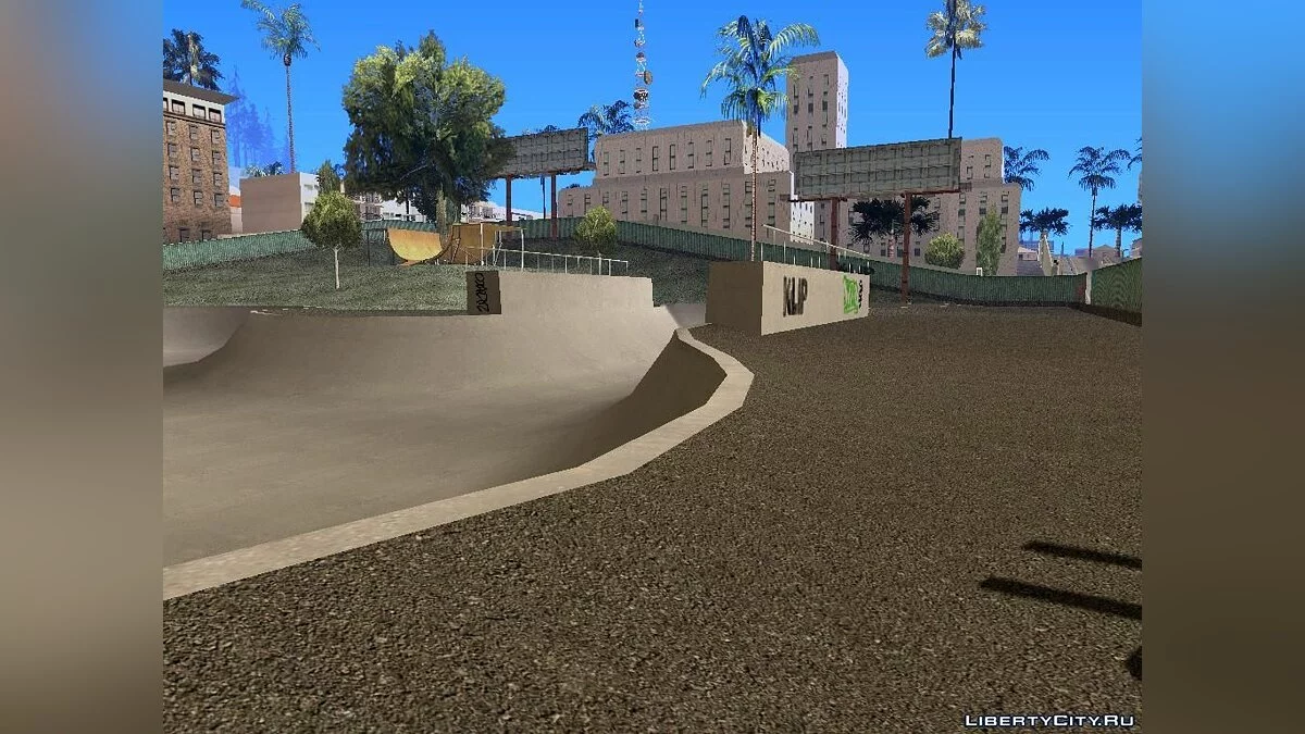Больница и скейт-парк / GTA San Andreas