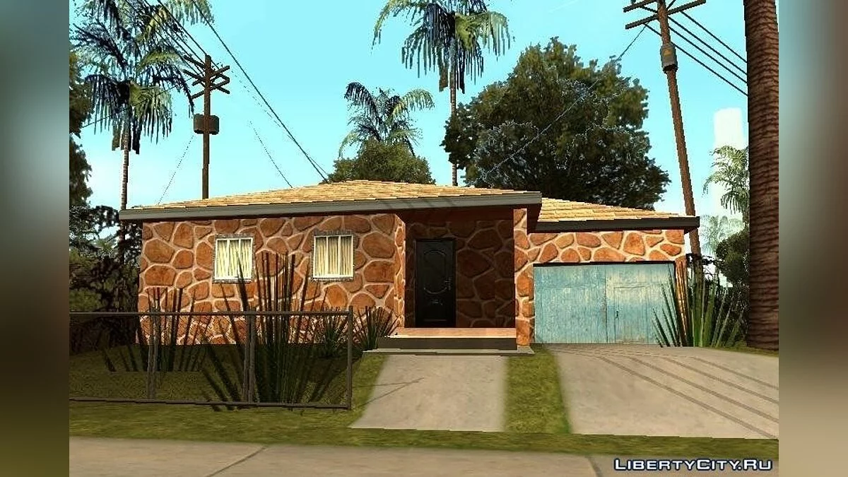 Новые текстуры домов по всему Гроув Стриту / GTA San Andreas