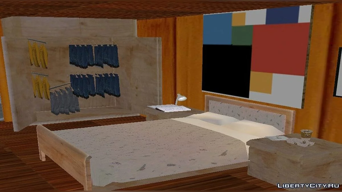 Retextured Apartment in Los Santos / GTA San Andreas