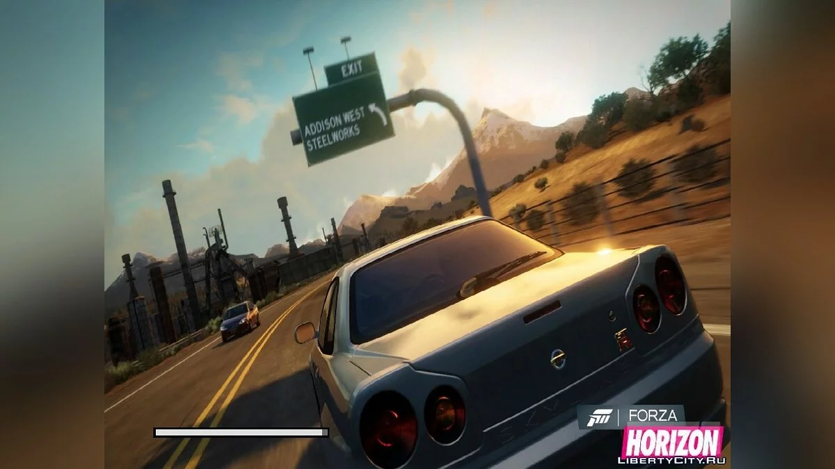 Загрузочные экраны и меню в стиле Forza HORIZON / GTA San Andreas