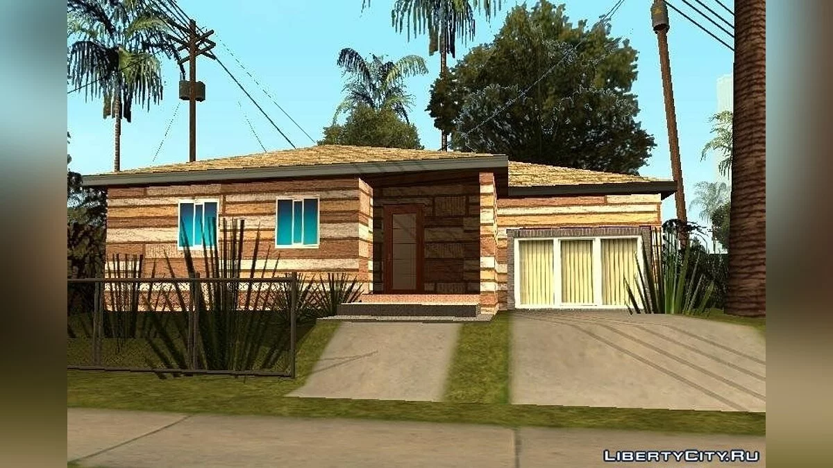Новые текстуры домов на Гроув Стрит / GTA San Andreas